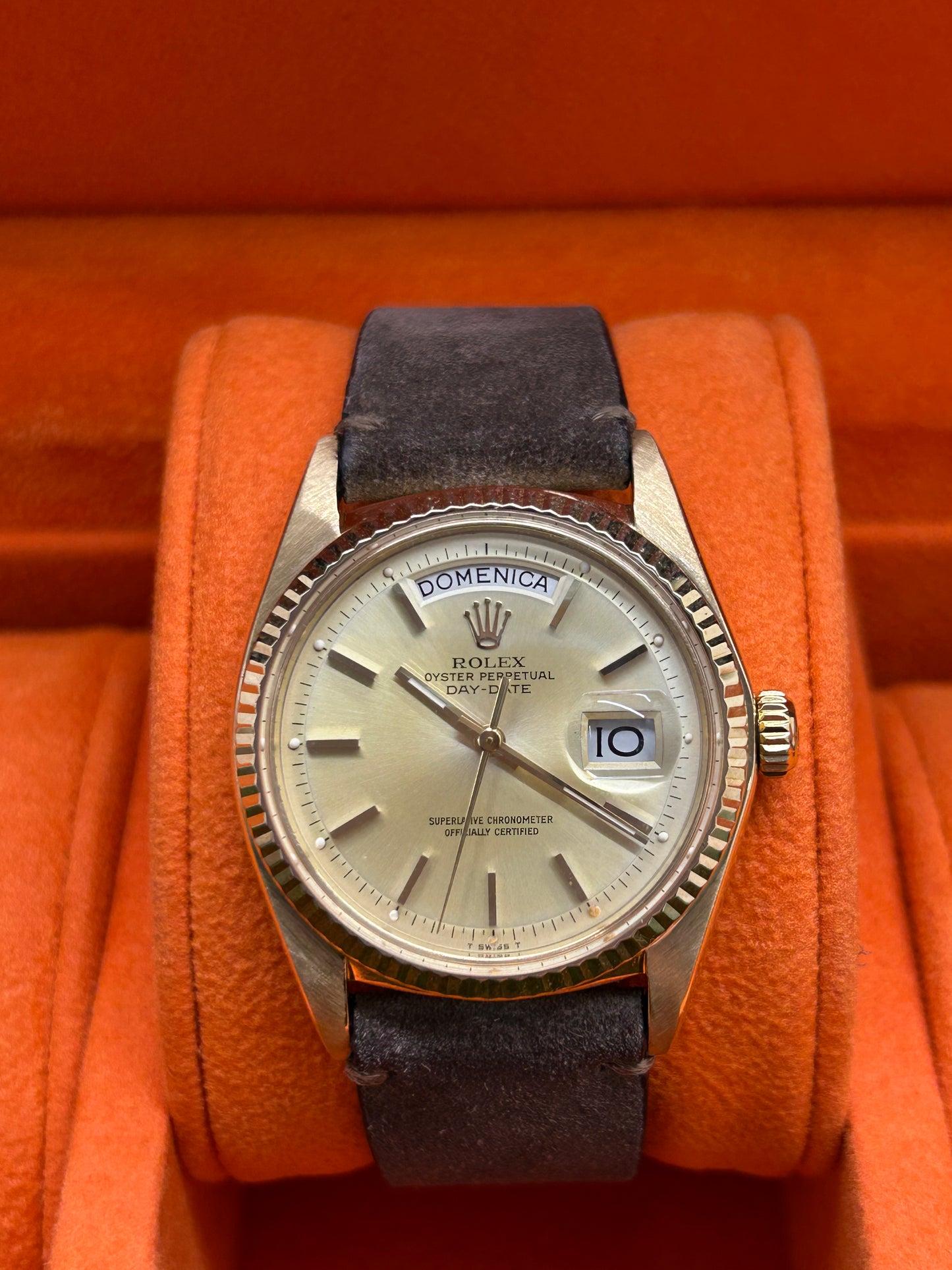 Rolex Day-Date 36 Ref.1803/8 - Champagne Dial - Official Service - Year 1973