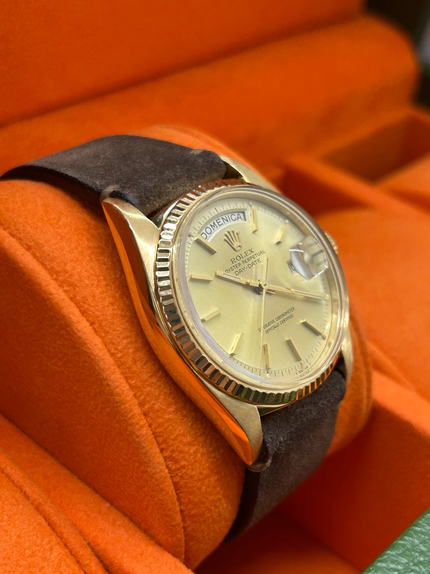 Rolex Day-Date 36 Ref.1803/8 - Champagne Dial - Official Service - Year 1973