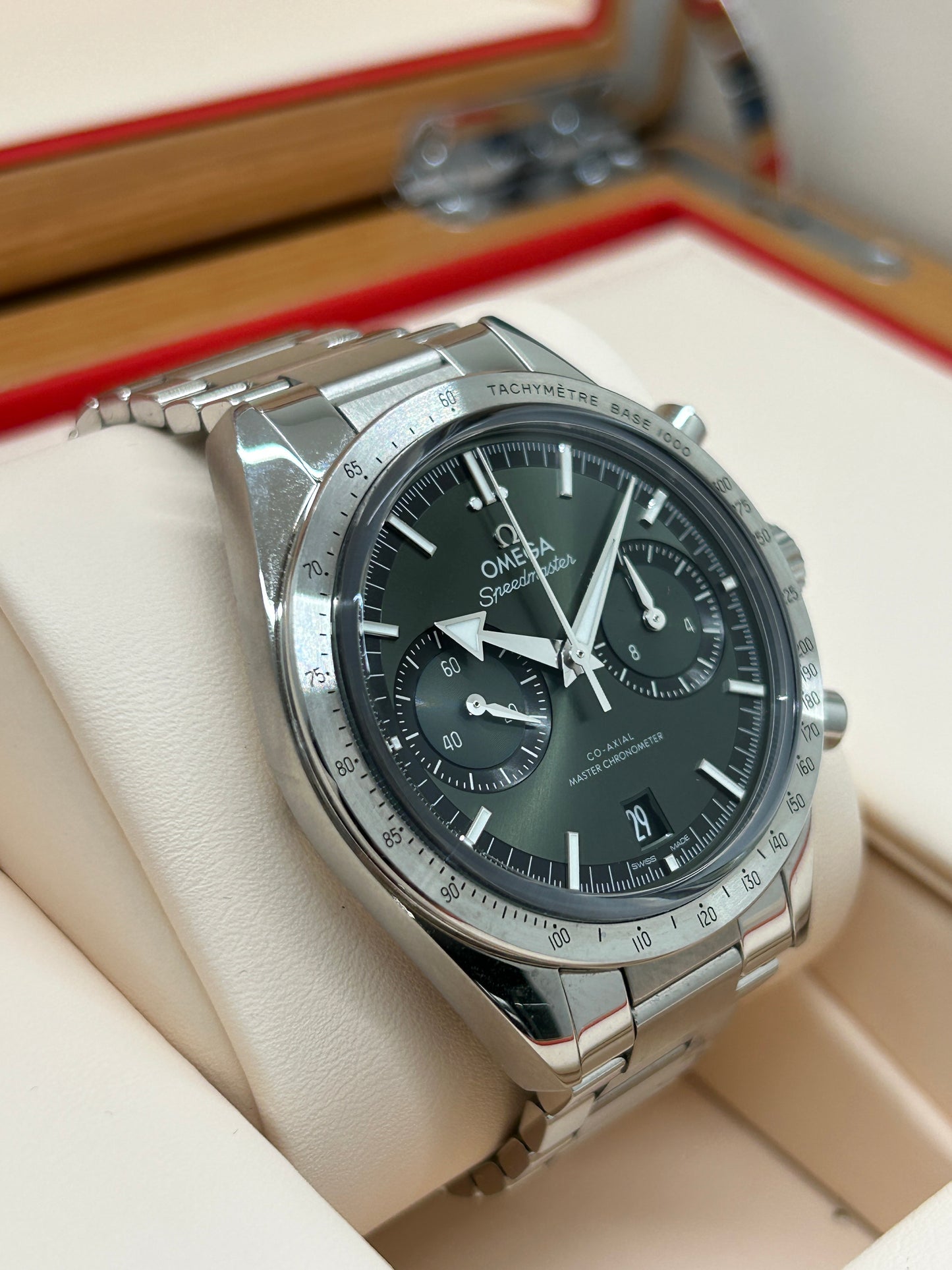 Omega Speedmaster 57 Chronograph - Green Dial - Ref 332.10.41.51.10.001 -  New 2022