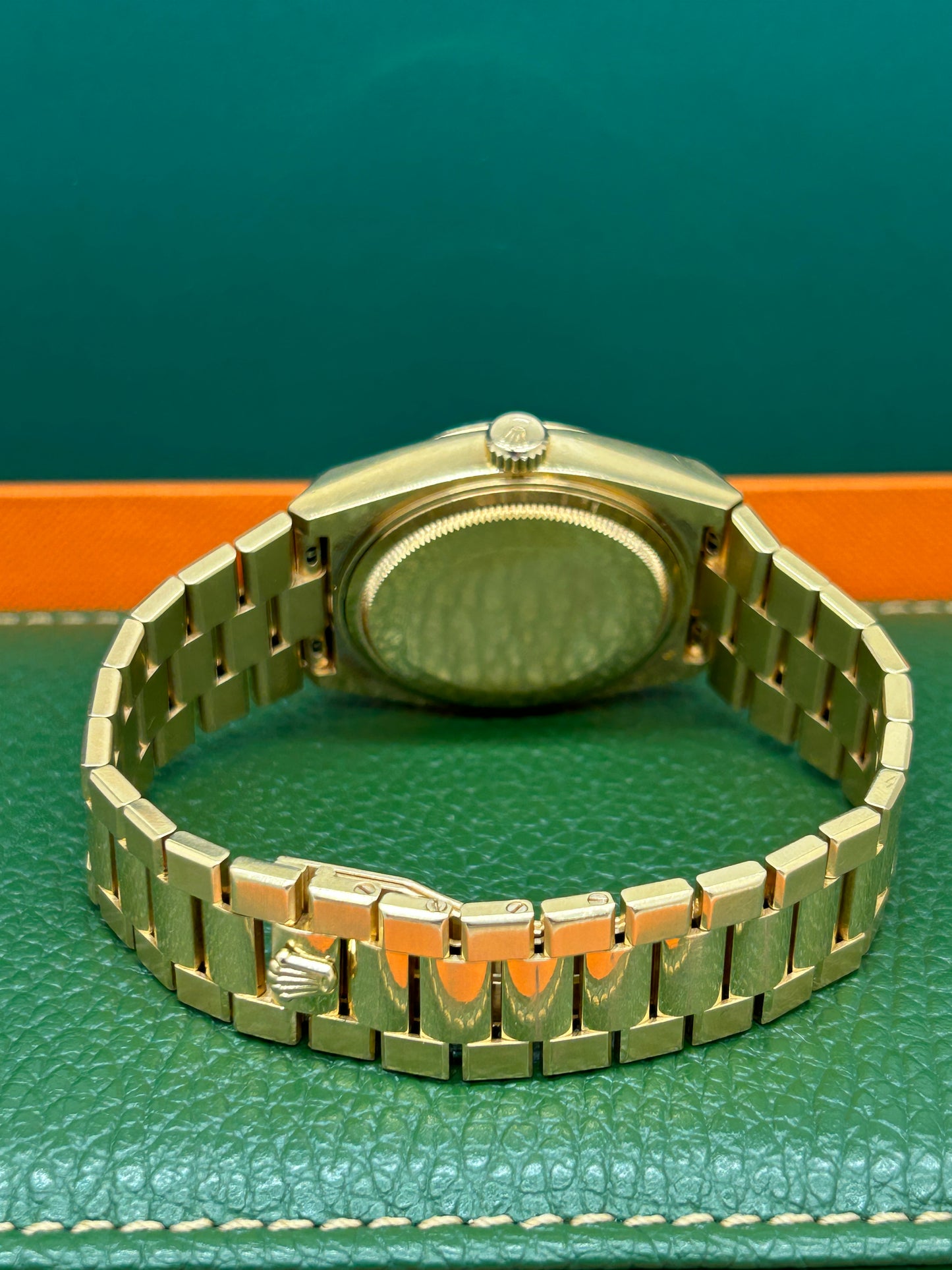 Rolex Day-Date Oysterquartz Gold Dial Ref 19018