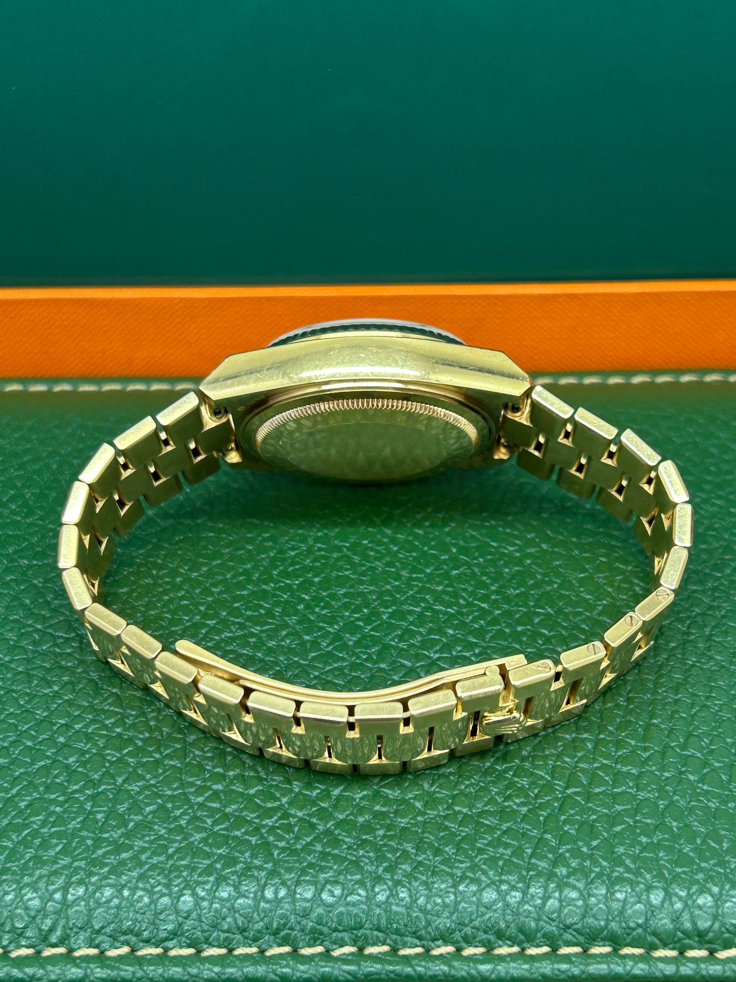 Rolex Day-Date Oysterquartz Gold Dial Ref 19018