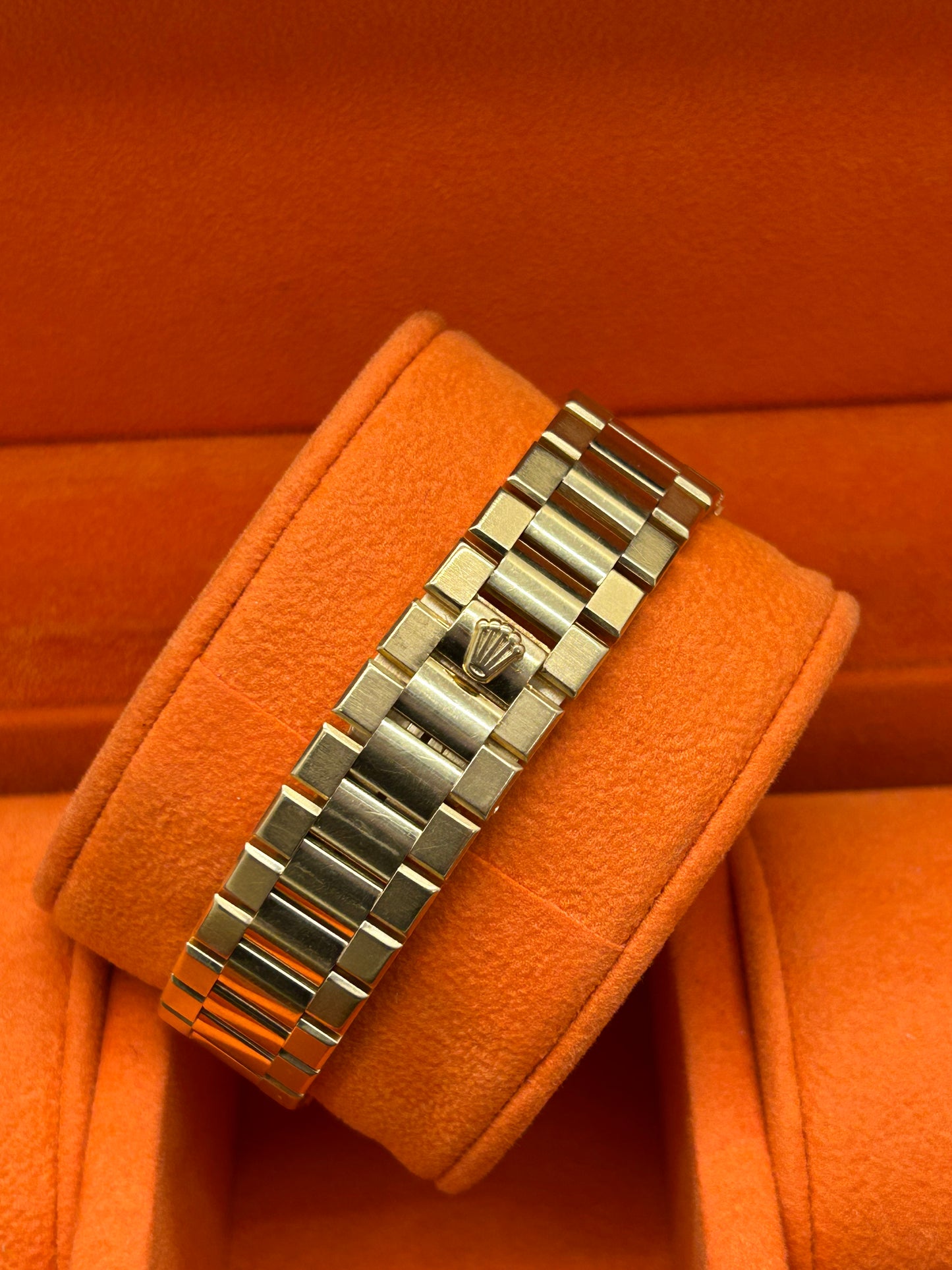 Rolex Day-Date Oysterquartz Gold Dial Ref 19018