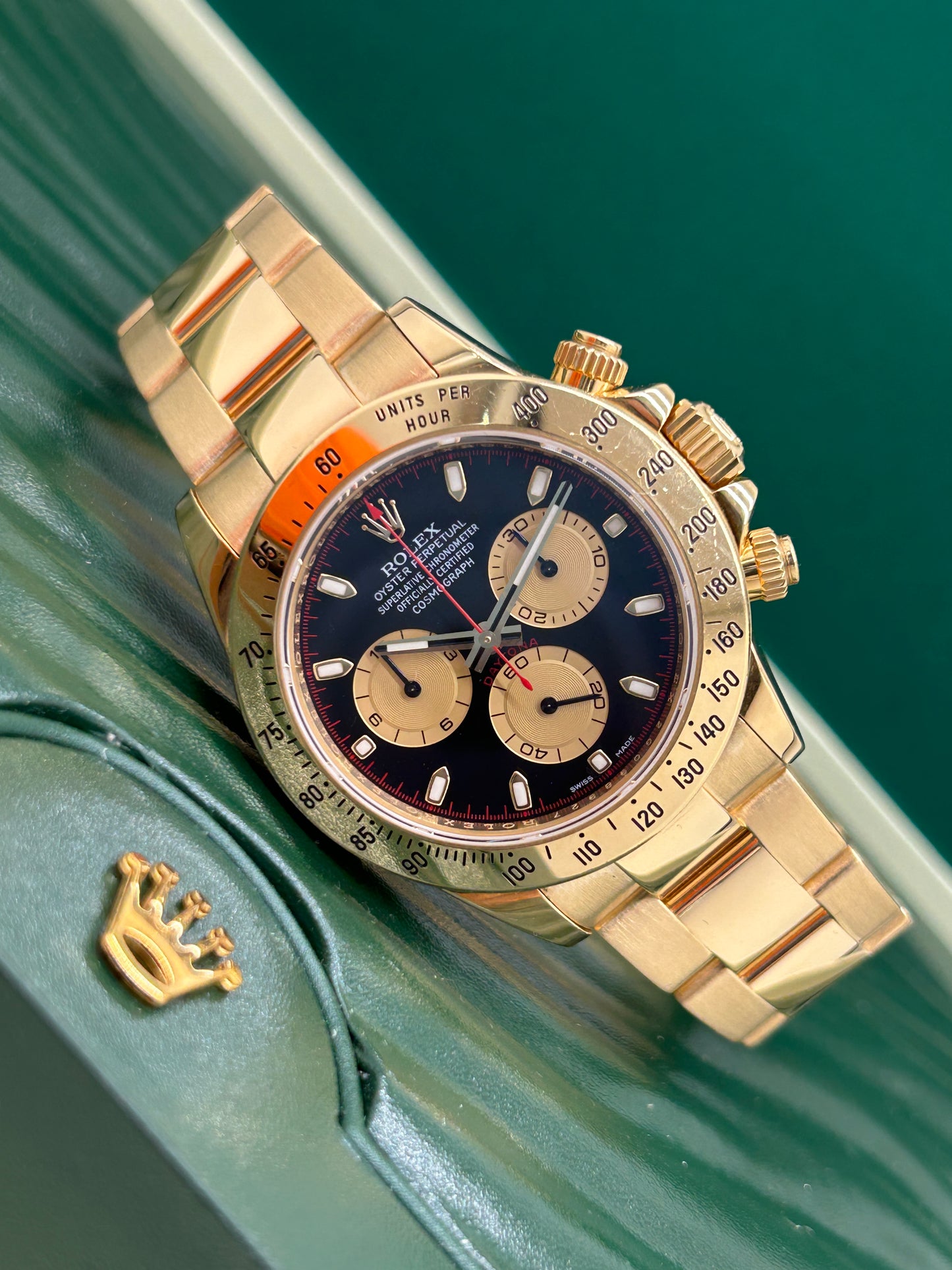Rolex Daytona - 18Kt Yellow Gold - Paul Newman Dial - Ref 116528 - Year 2014