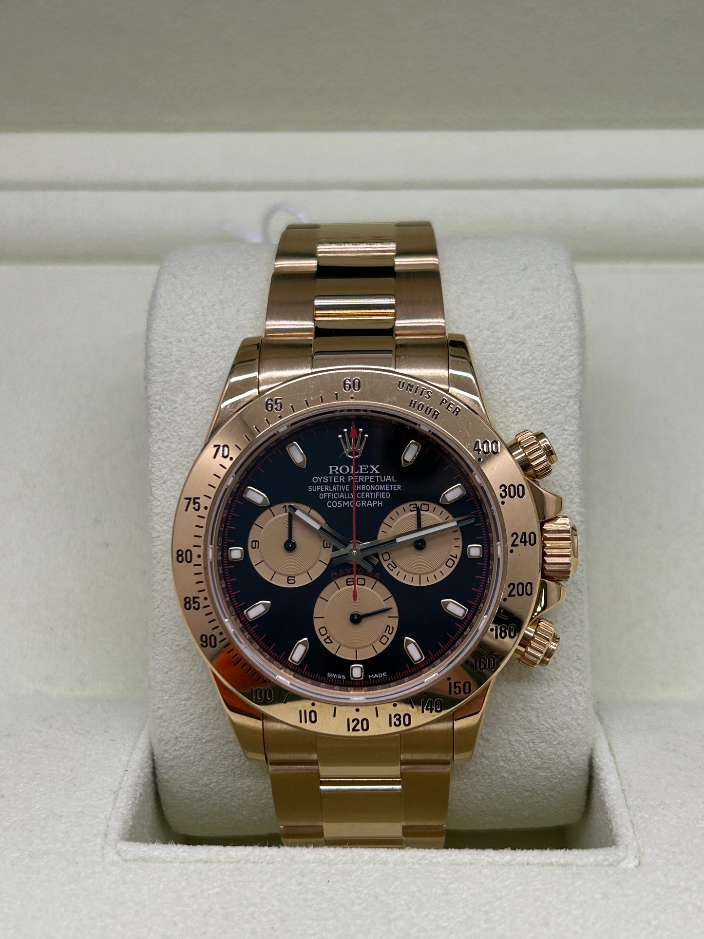 Rolex Daytona - 18Kt Yellow Gold - Paul Newman Dial - Ref 116528 - Year 2014