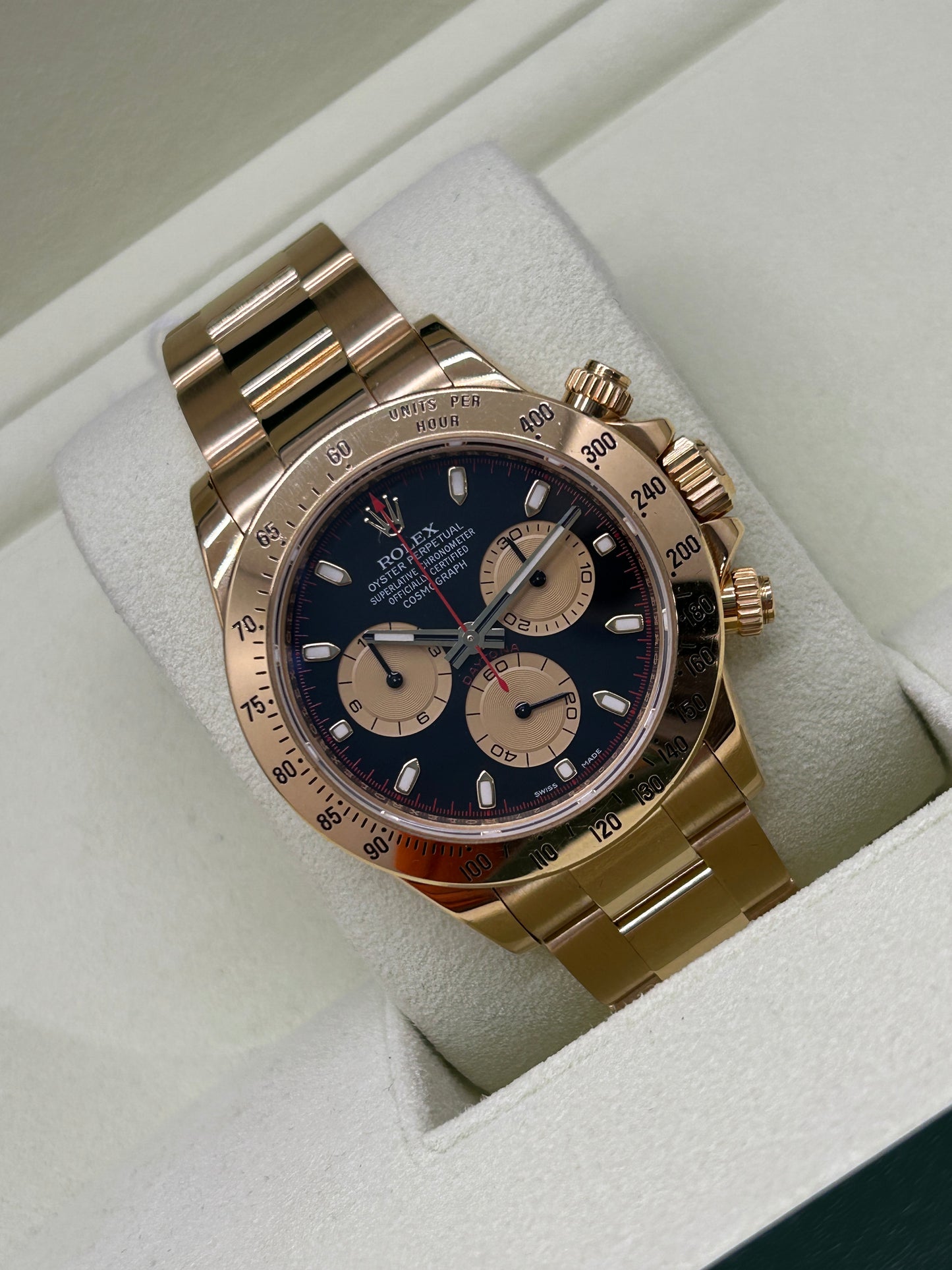 Rolex Daytona - 18Kt Yellow Gold - Paul Newman Dial - Ref 116528 - Year 2014