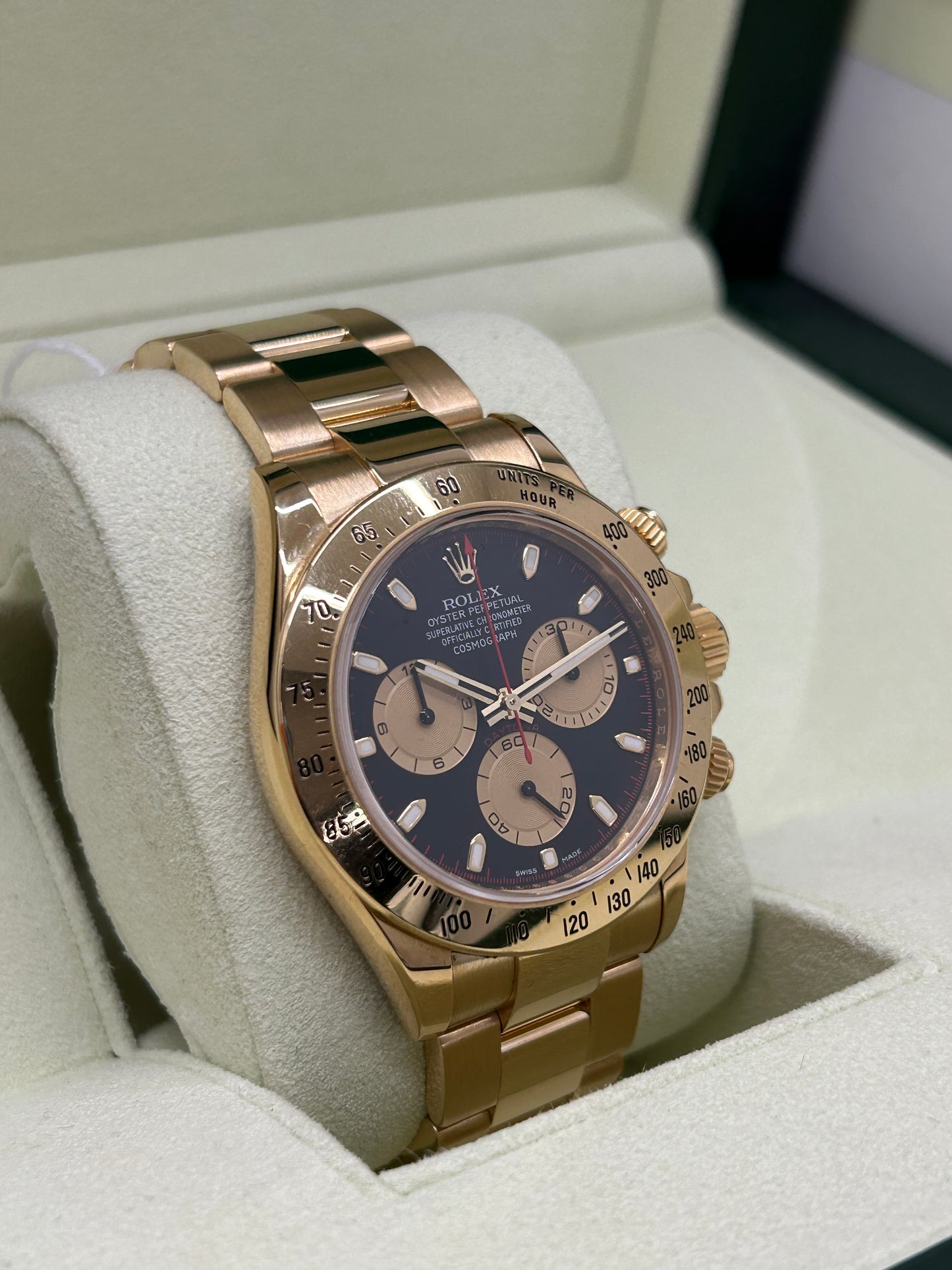 Rolex Daytona - 18Kt Yellow Gold - Paul Newman Dial - Ref 116528 - Year 2014