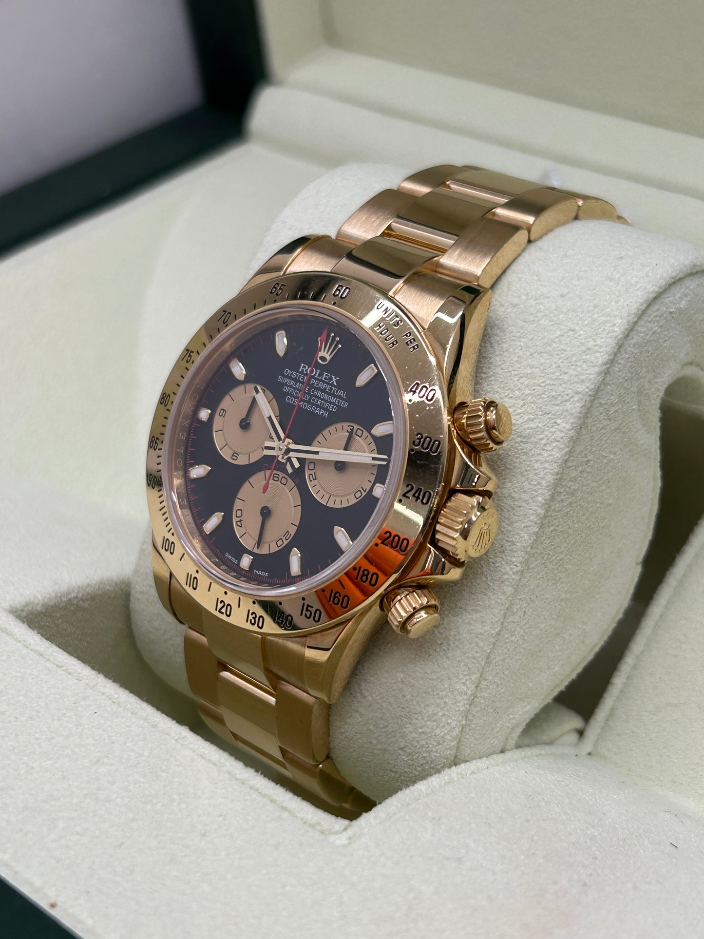 Rolex Daytona - 18Kt Yellow Gold - Paul Newman Dial - Ref 116528 - Year 2014