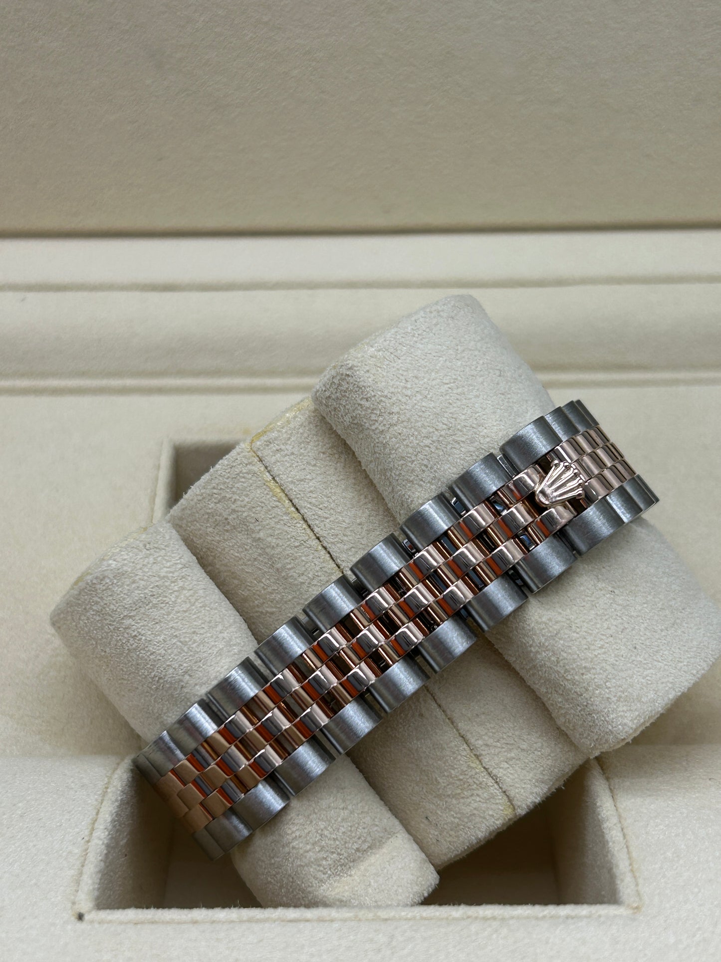 Rolex Datejust 31 - Choco Diamonds Dial - Rose Gold & Steel - Ref 178271 - Year 2018