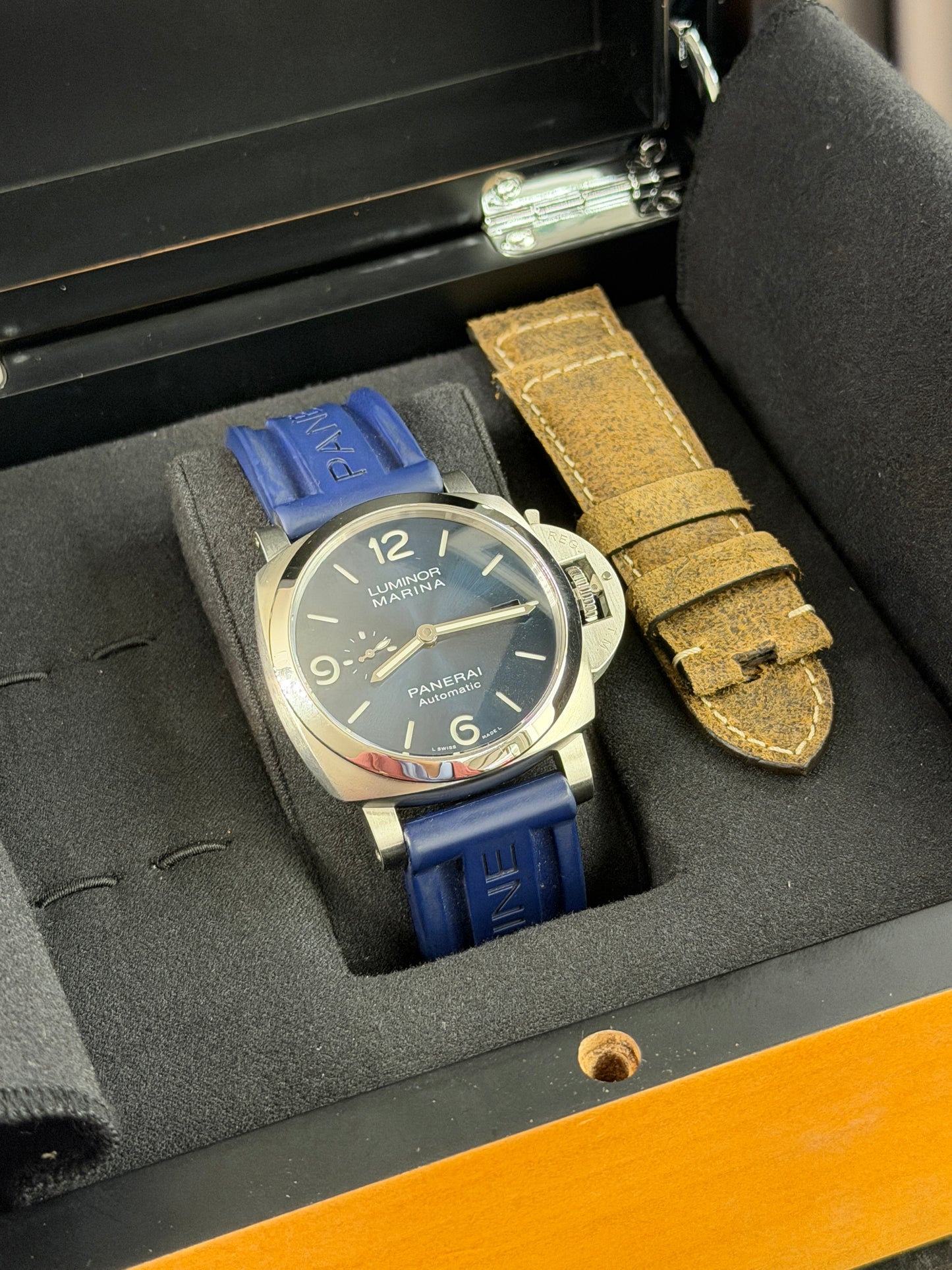 Panerai Luminor Marina Automatic 44 - Automatic - Blue Dial Ref PAM01313 - Year 2021