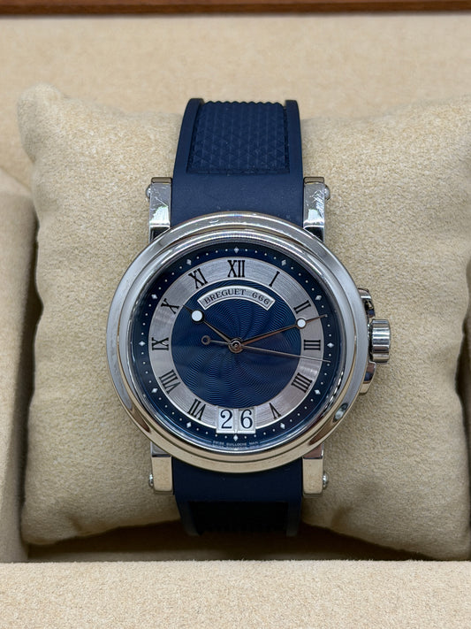 Breguet Marine Big Date Marine - Ref.5817ST/Y2/5V8 - Blue Dial - Year 2014