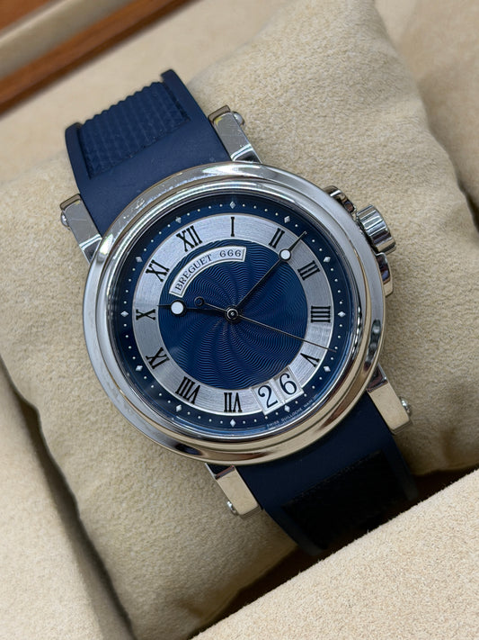 Breguet Marine Big Date Marine - Ref.5817ST/Y2/5V8 - Blue Dial - Year 2014
