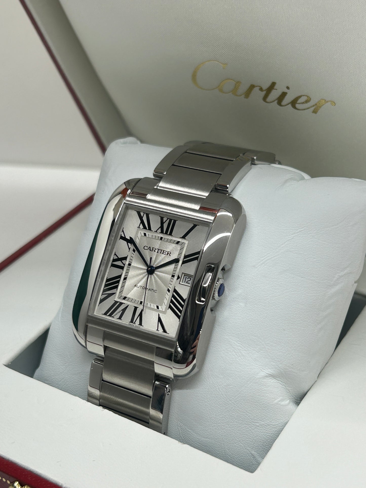 Cartier Tank Anglaise Xl Size Ref 3507 - Year 2014