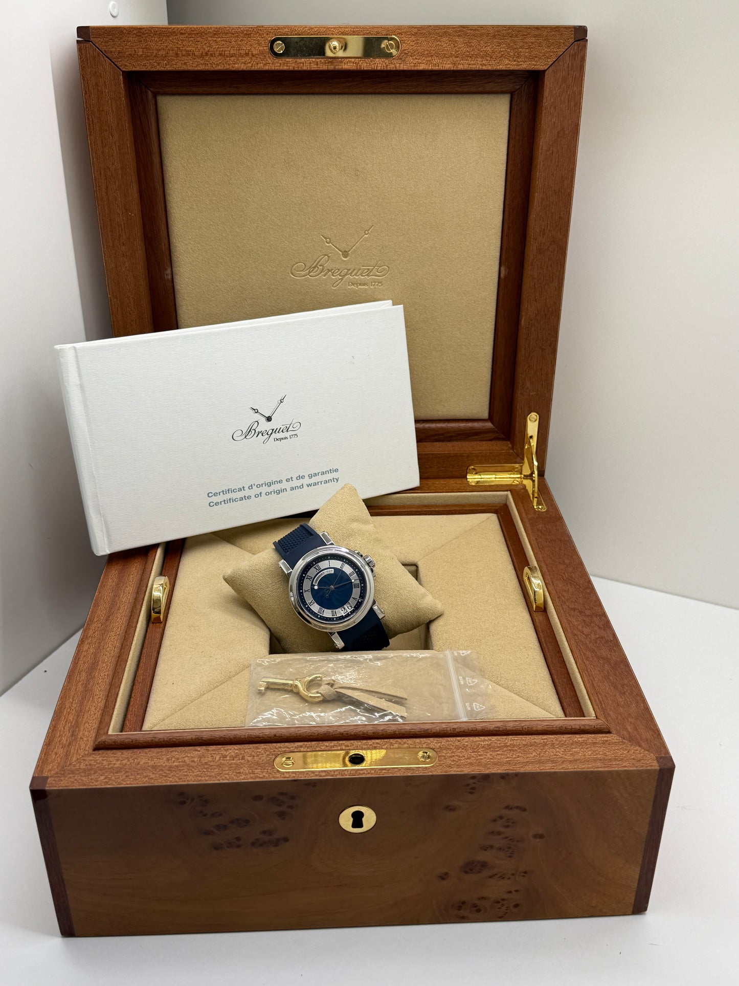Breguet Marine Big Date Marine - Ref.5817ST/Y2/5V8 - Blue Dial - Year 2014