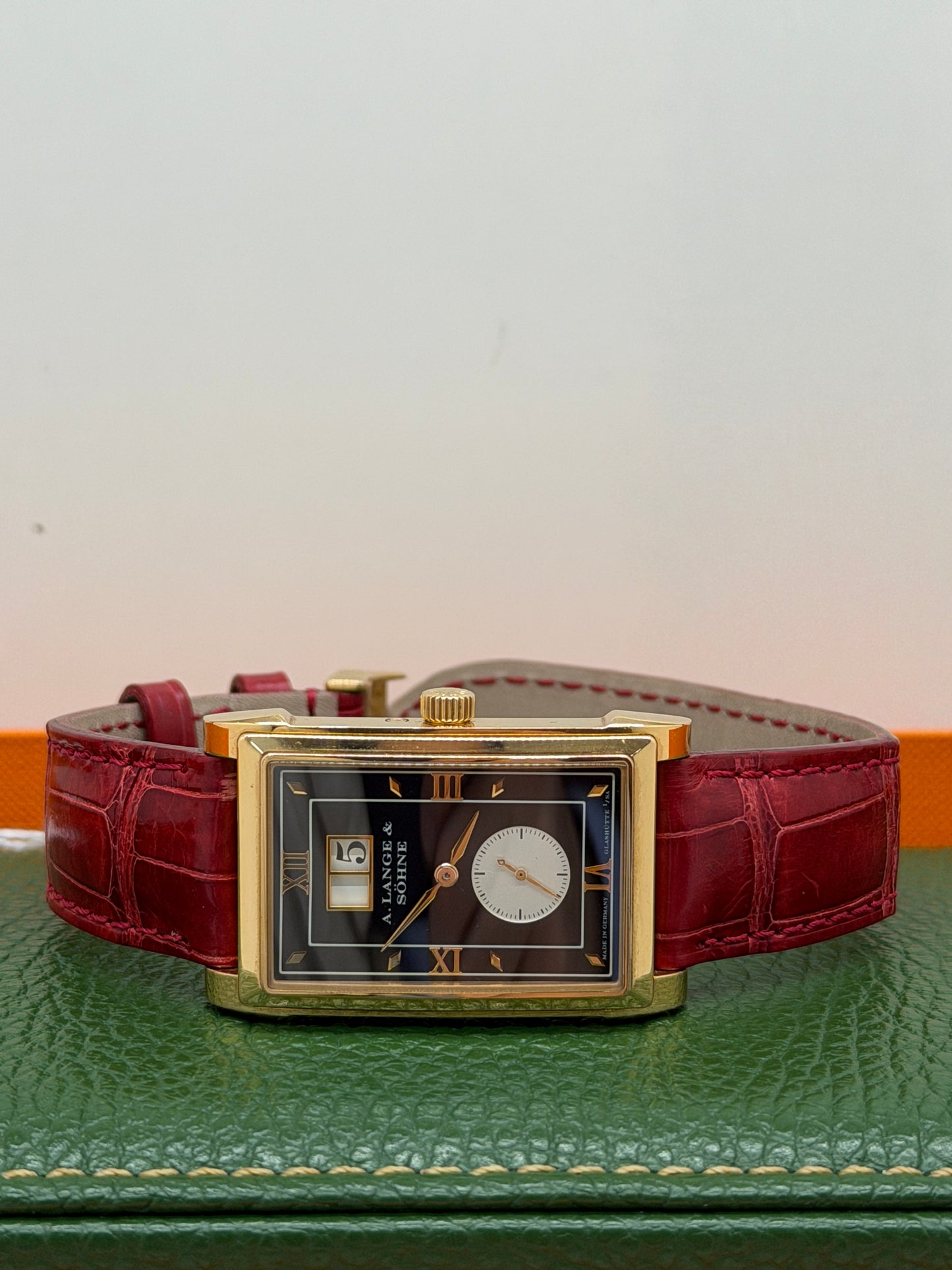 A. Lange & Söhne Cabaret Black Dial - Yellow Gold Ref 107.031