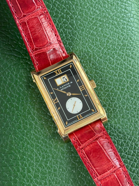 A. Lange & Söhne Cabaret Black Dial - Yellow Gold Ref 107.031
