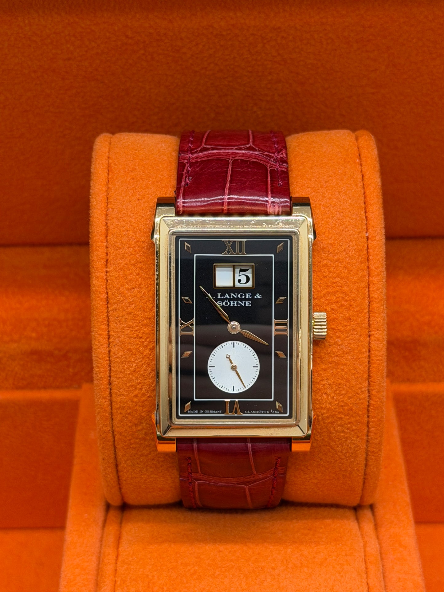 A. Lange & Söhne Cabaret Black Dial - Yellow Gold Ref 107.031
