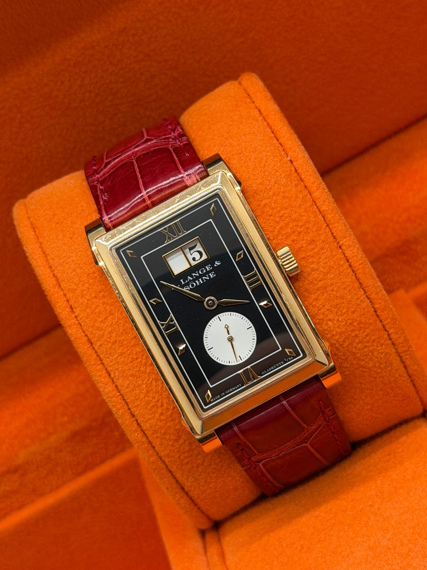 A. Lange & Söhne Cabaret Black Dial - Yellow Gold Ref 107.031