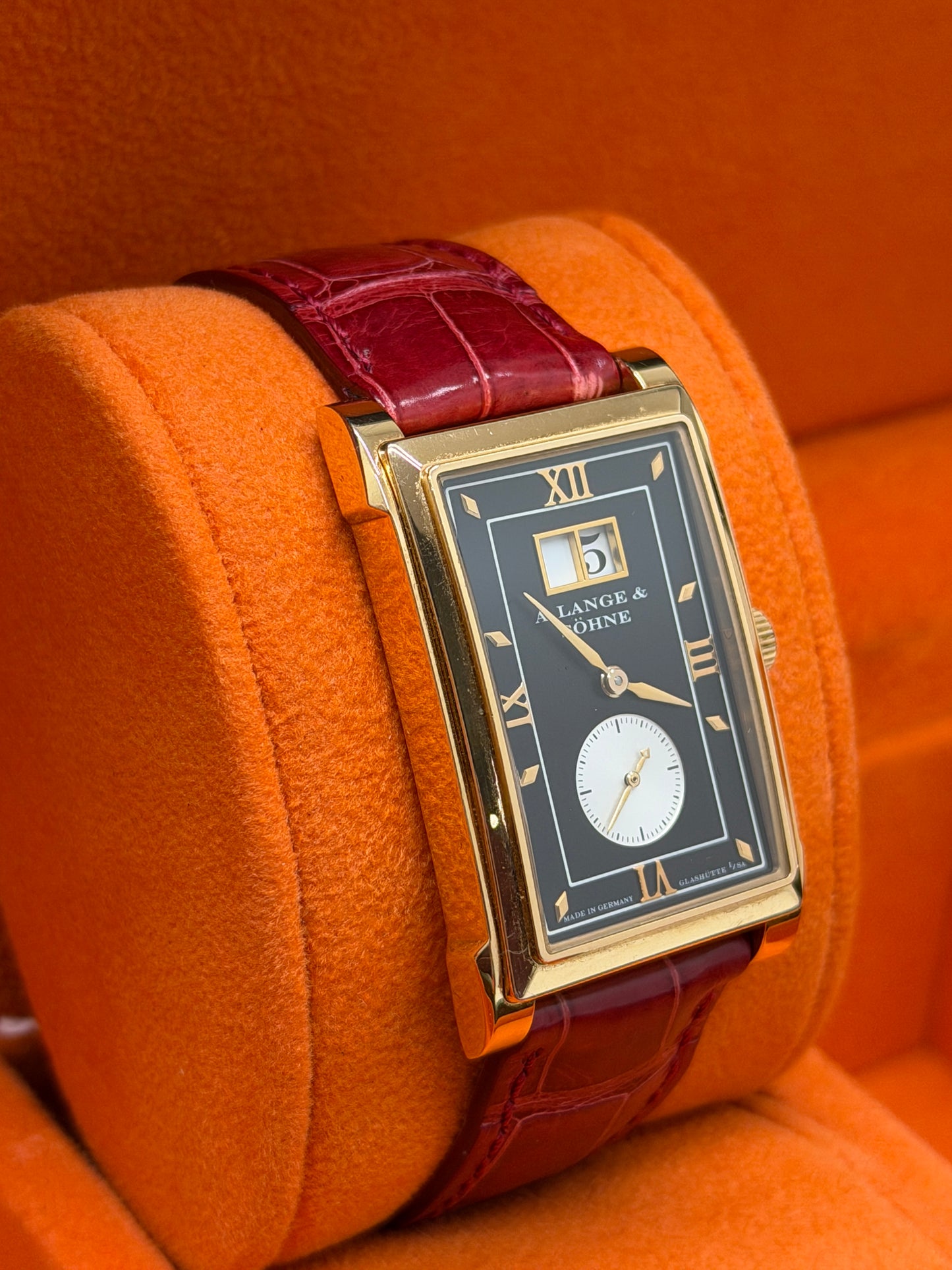 A. Lange & Söhne Cabaret Black Dial - Yellow Gold Ref 107.031