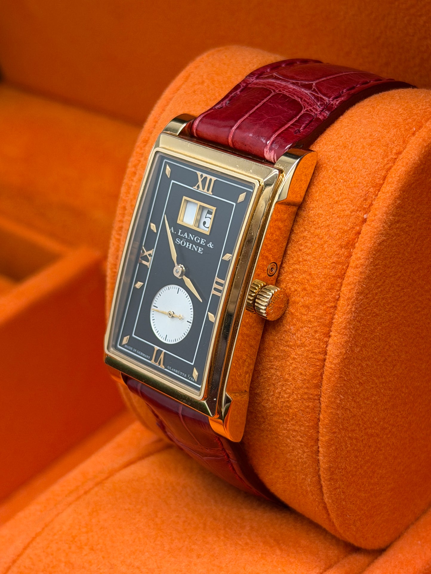 A. Lange & Söhne Cabaret Black Dial - Yellow Gold Ref 107.031
