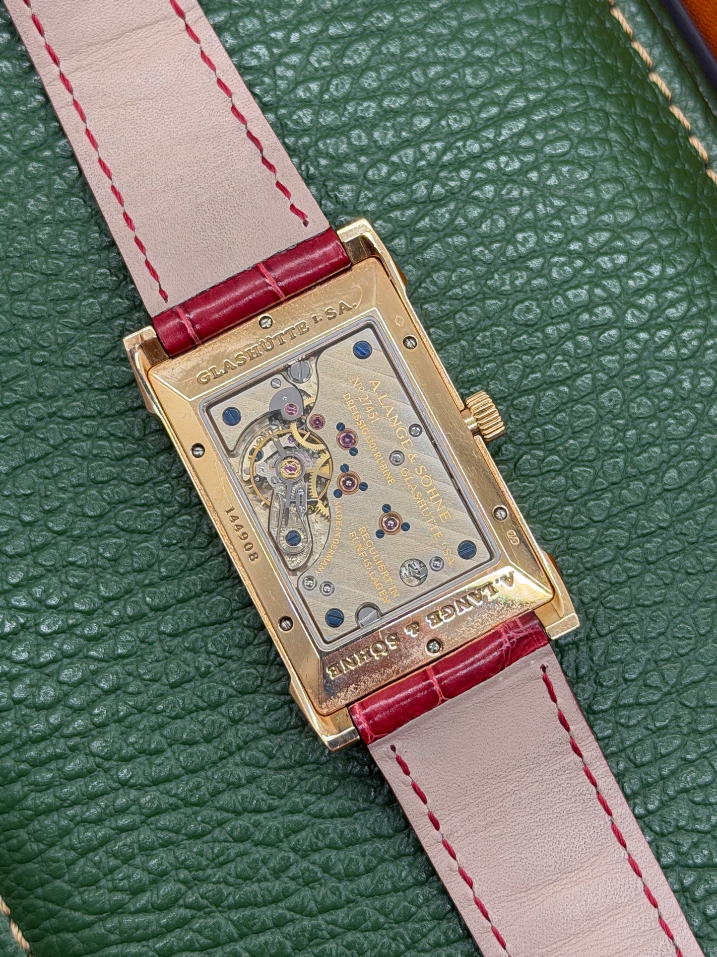 A. Lange & Söhne Cabaret Black Dial - Yellow Gold Ref 107.031