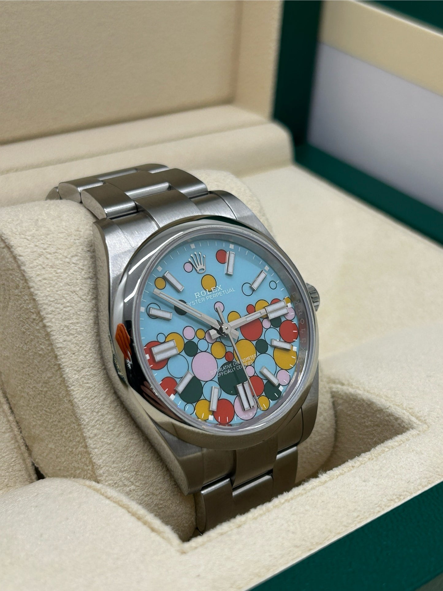 Rolex Oyster Perpetual 41 Celebration Ref 124300 - New 2024