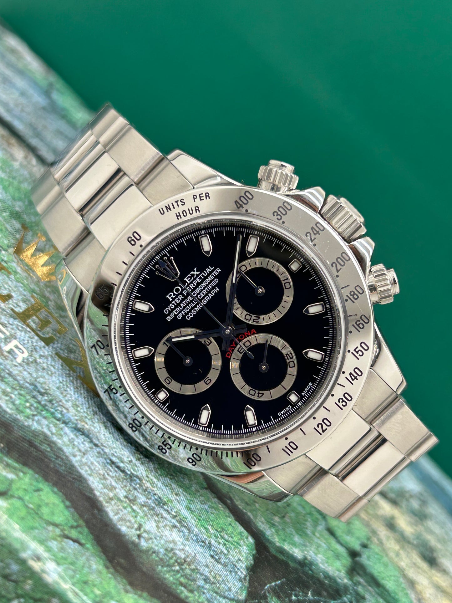 Rolex Daytona - Black Dial - Ref 116520 - Never Polished - Ser K - Year 2002