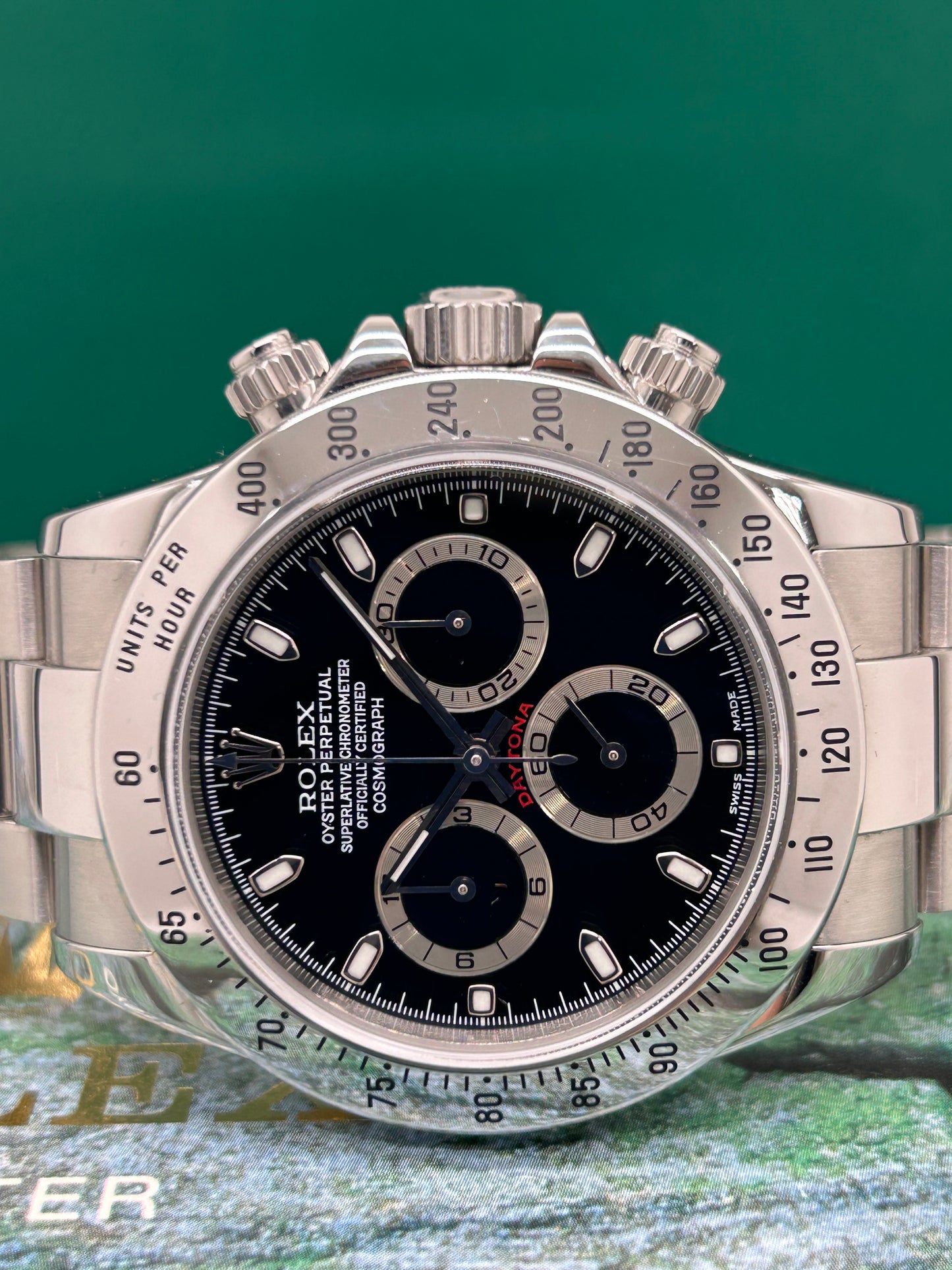 Rolex Daytona - Black Dial - Ref 116520 - Never Polished - Ser K - Year 2002