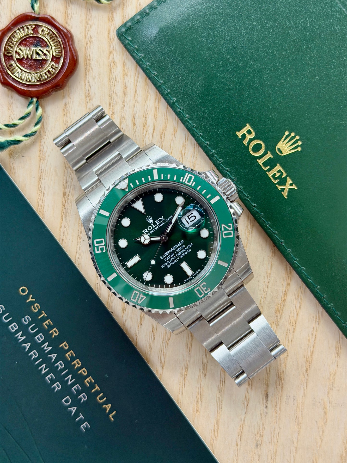 Rolex Submariner Date Hulk Ref 116610LV - Year 2013