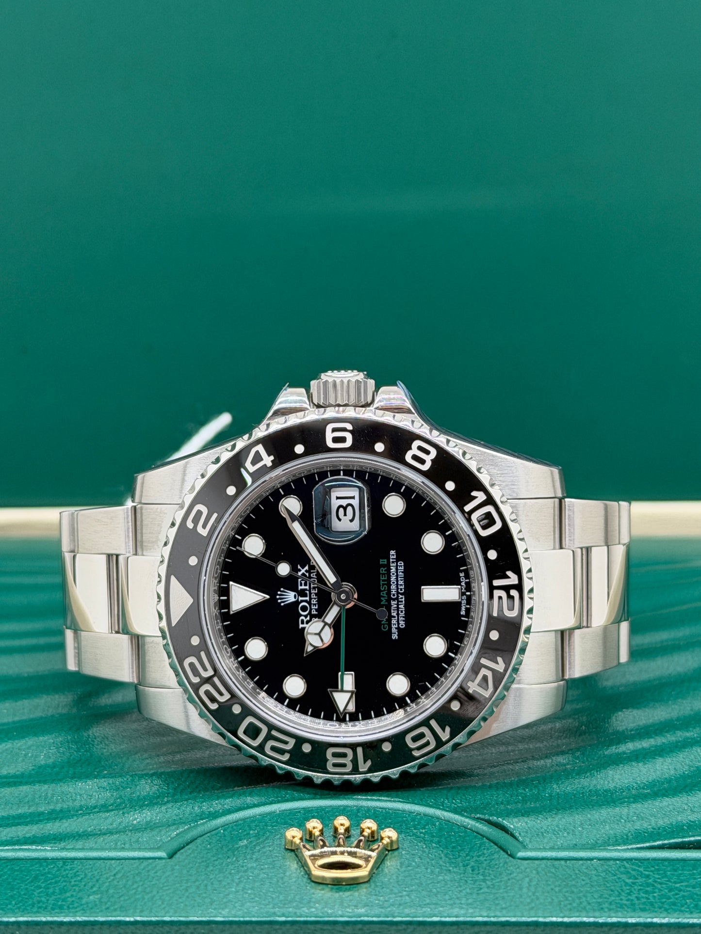 Rolex GMT-Master II Official Service 2025 Ref 116710LN - Year 2016