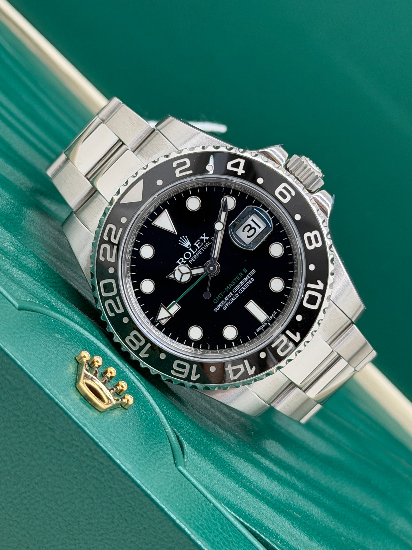 Rolex GMT-Master II Official Service 2025 Ref 116710LN - Year 2016