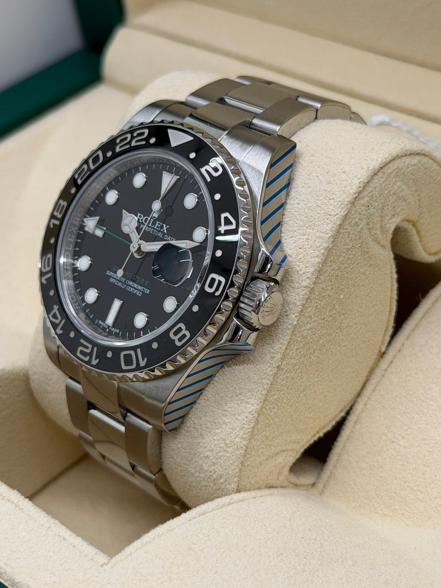 Rolex GMT-Master II Official Service 2025 Ref 116710LN - Year 2016