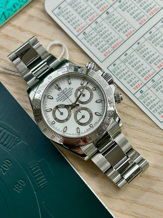 Rolex Daytona - Cream Dial - P76 Serial - Ref 116520 - Year 2002