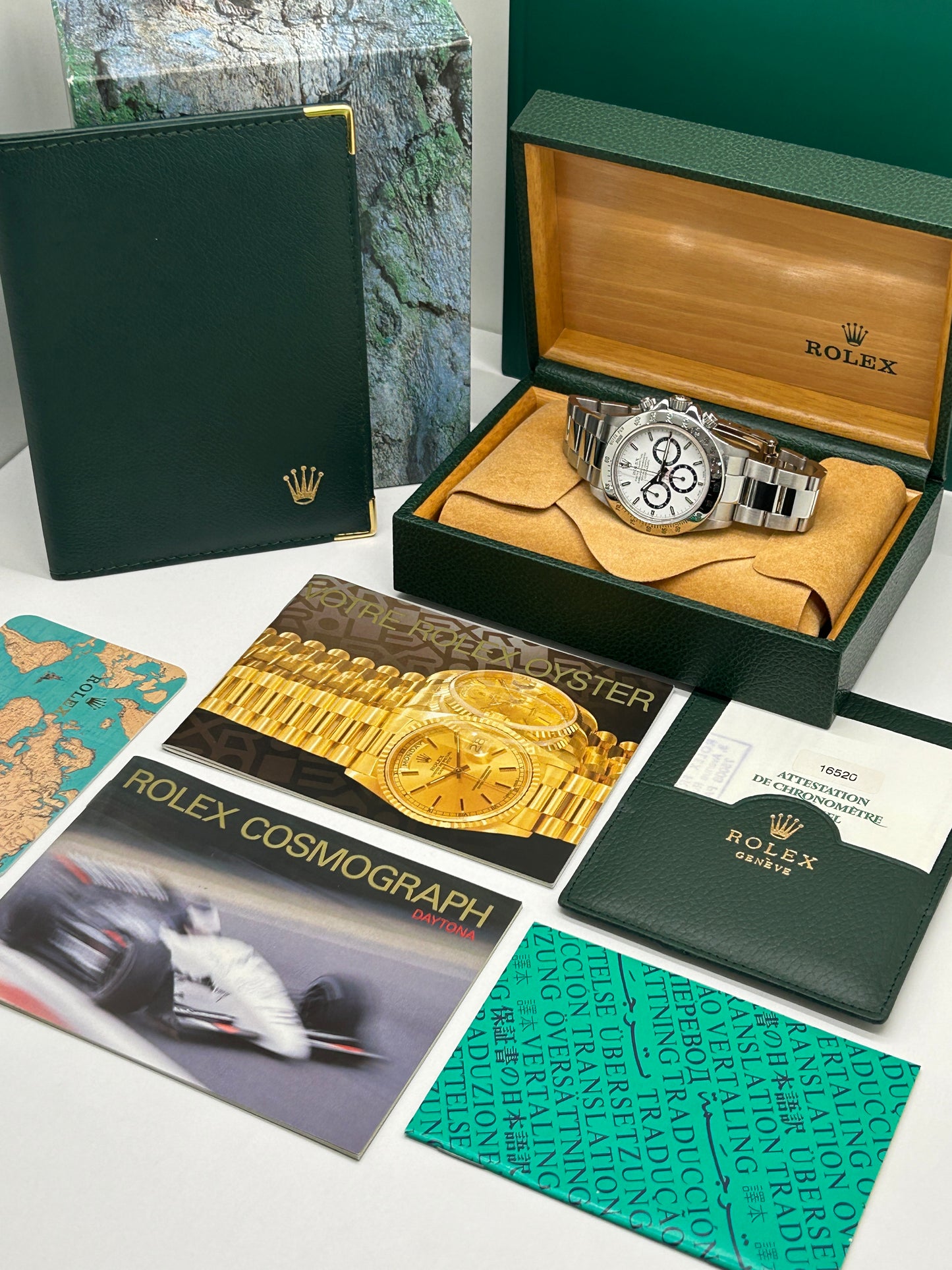 Rolex Daytona White Dial - Ser A Ref 16520 - Year 1999 - Super Full Set