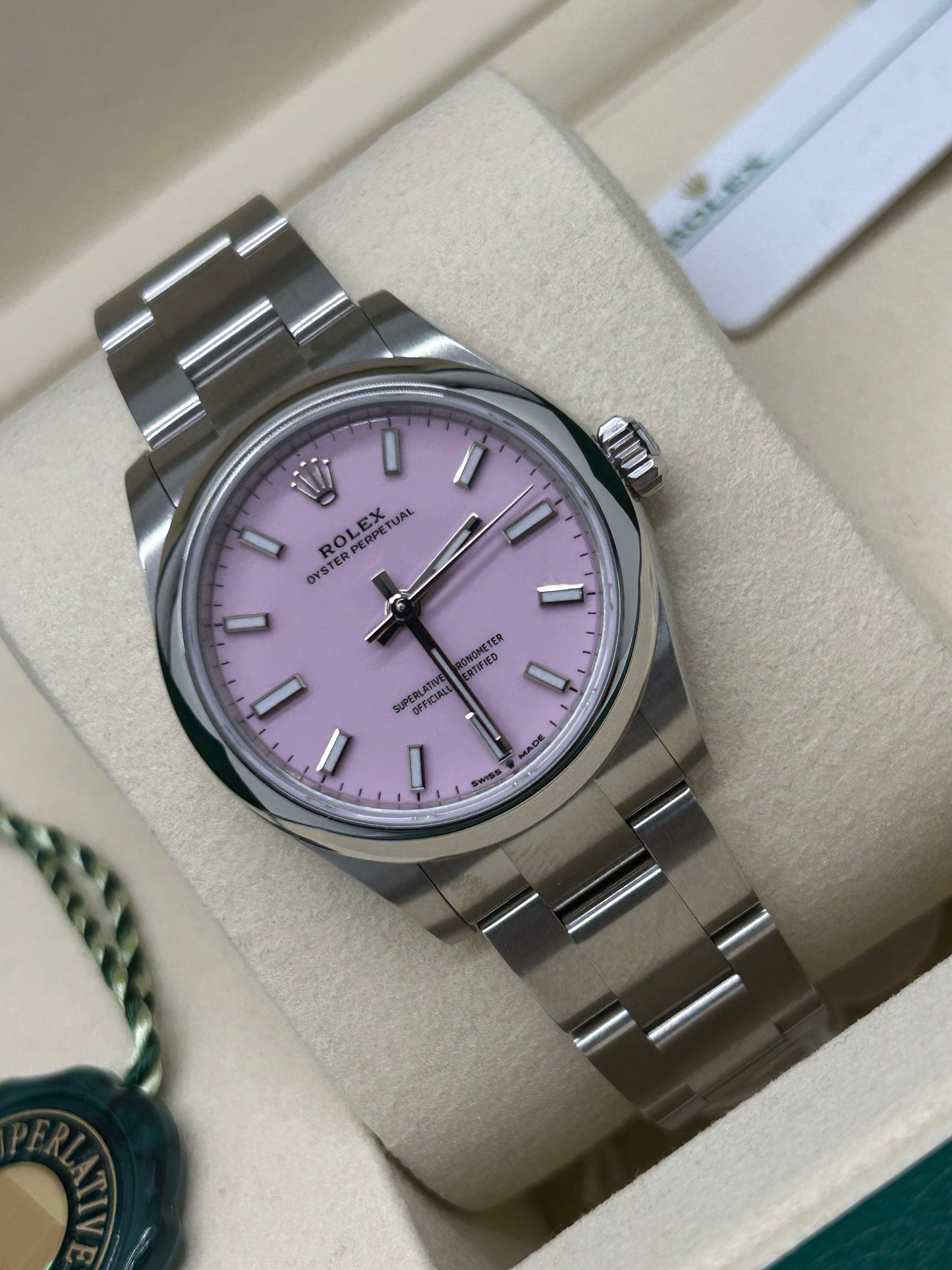 Rolex Oyster Perpetual 34 Candy Ref 124200 - New 2025