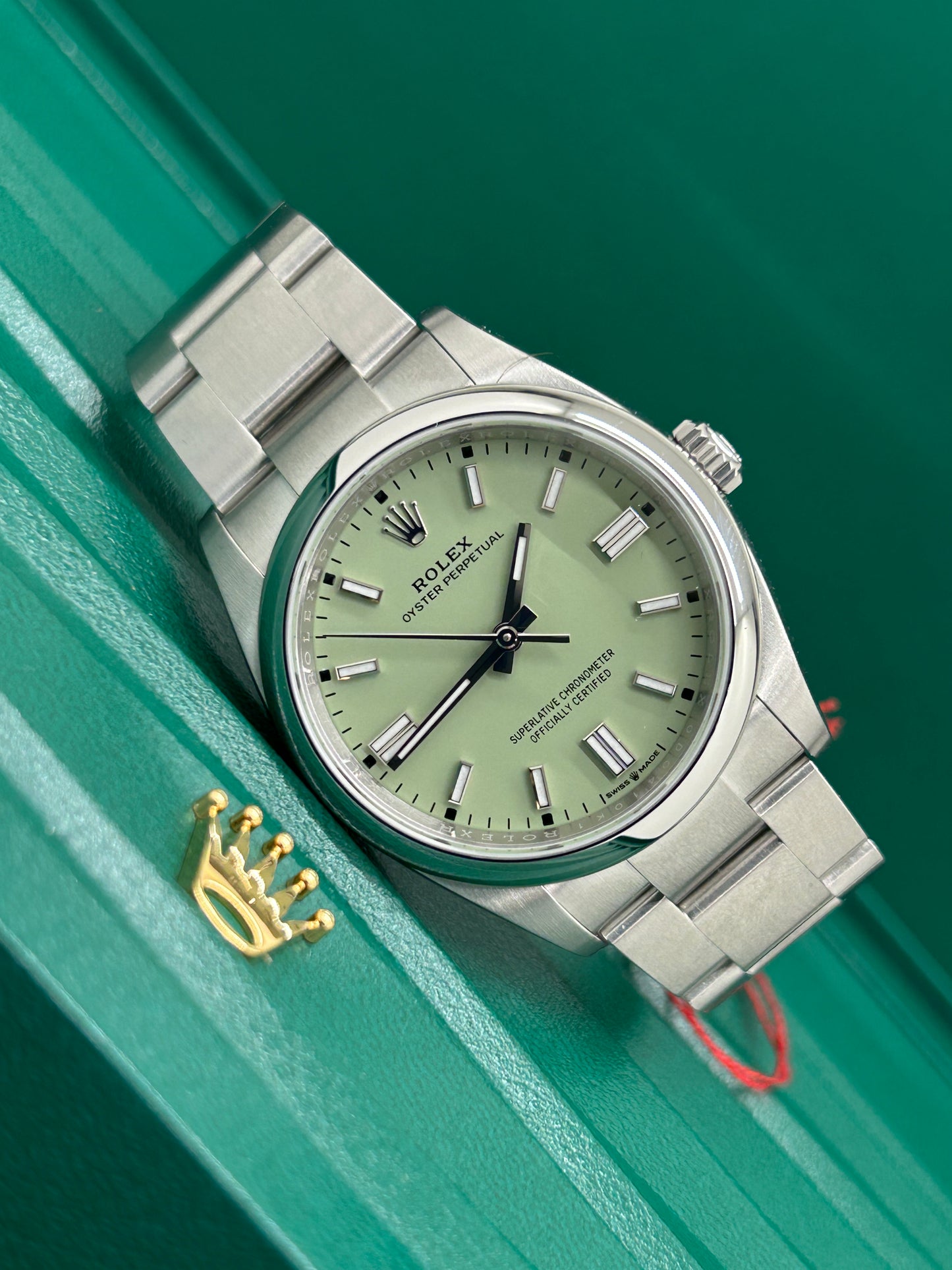 Rolex Oyster Perpetual 36 - Pistacchio Dial - Ref 126000 - New 2025