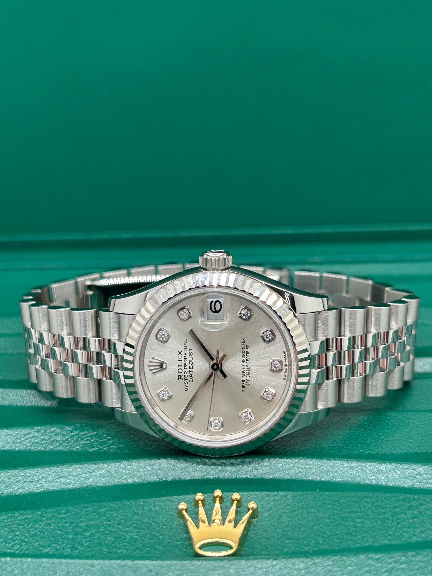 Rolex Datejust 31 - Argentee Diamond Dial - Ref 278274 - New 2026