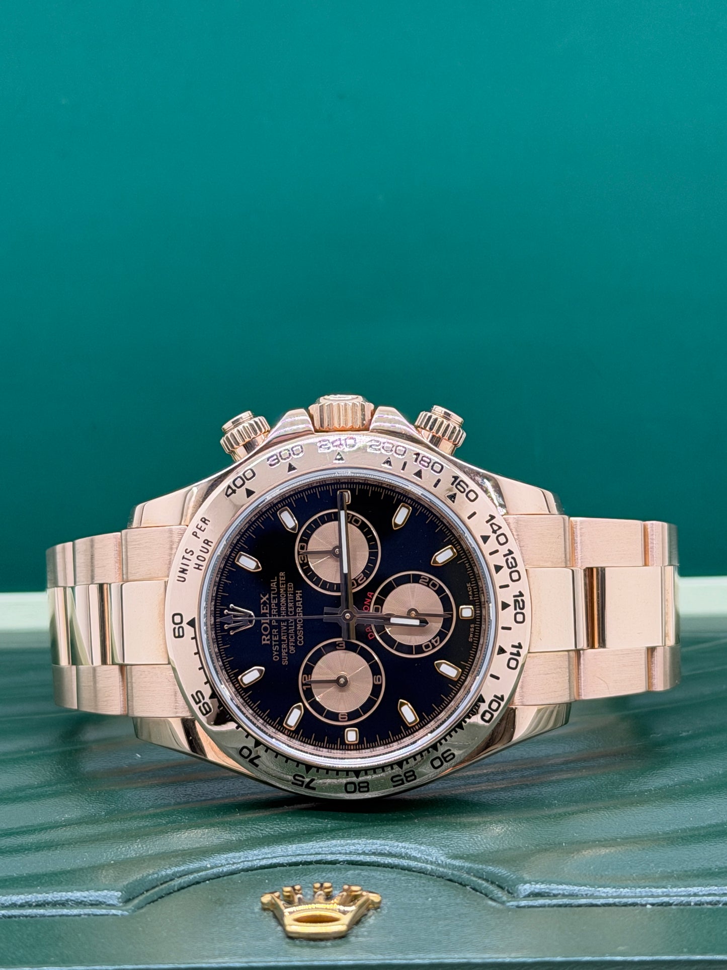 Rolex Daytona Everose - Black Dial - Year 2010 Ref 116505