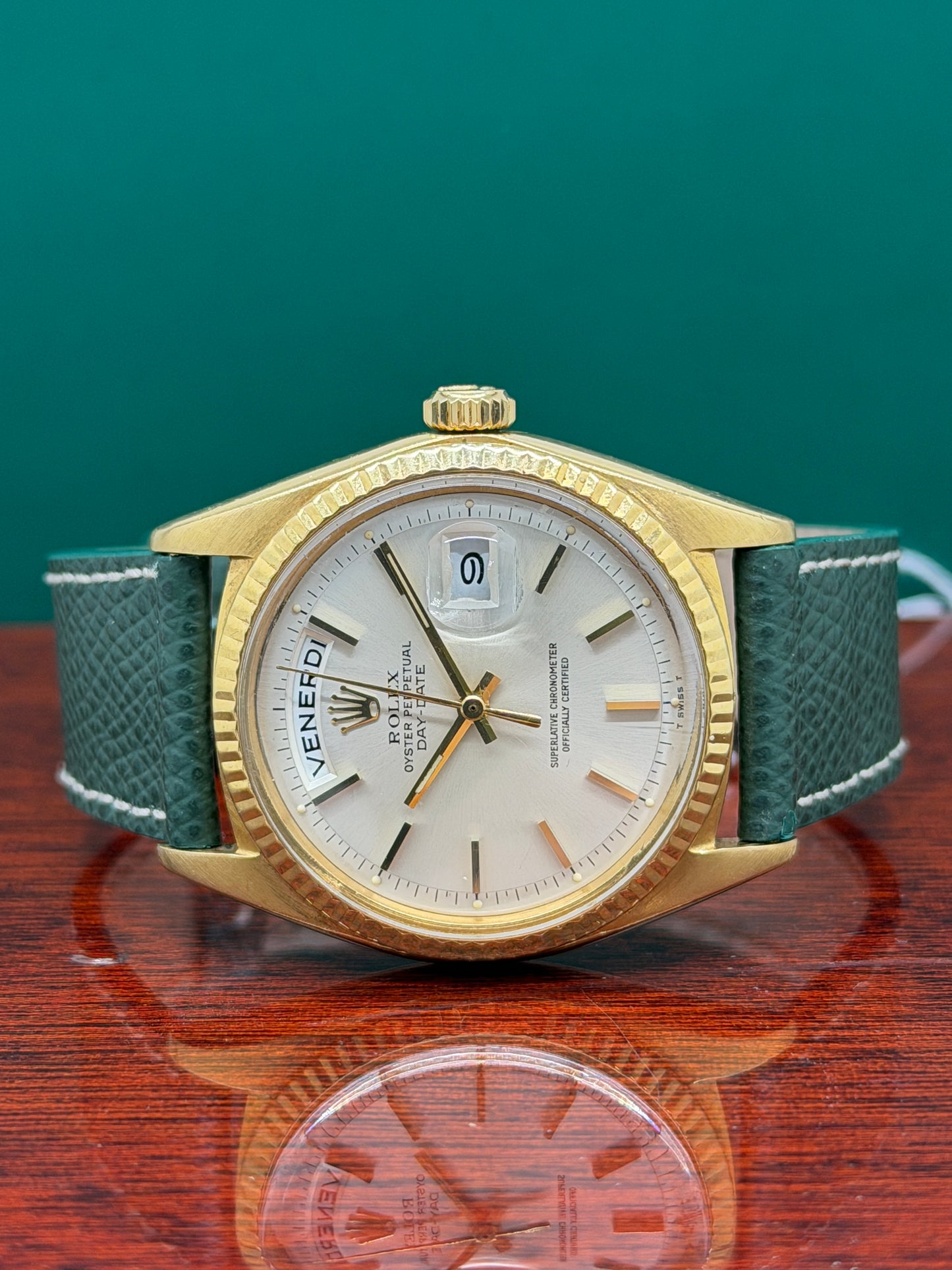 Rolex Day-Date 36 18Kt Yellow Gold - Champagne Dial Ref 1803 - Year 1968 - Original Papers