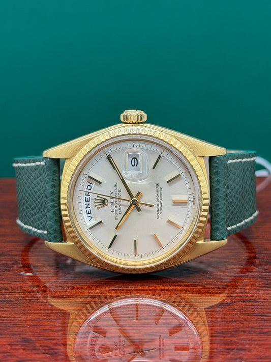 Rolex Day-Date 36 18Kt Yellow Gold - Champagne Dial Ref 1803 - Year 1968 - Original Papers