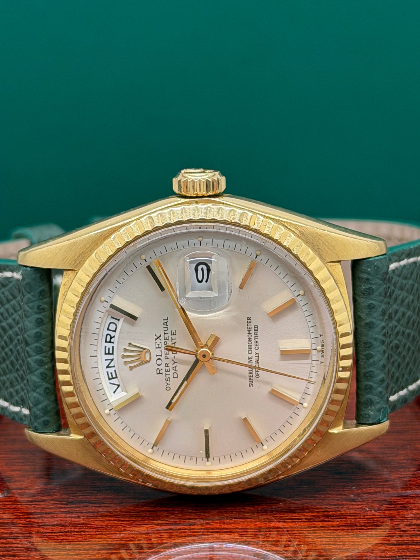 Rolex Day-Date 36 18Kt Yellow Gold - Champagne Dial Ref 1803 - Year 1968 - Original Papers