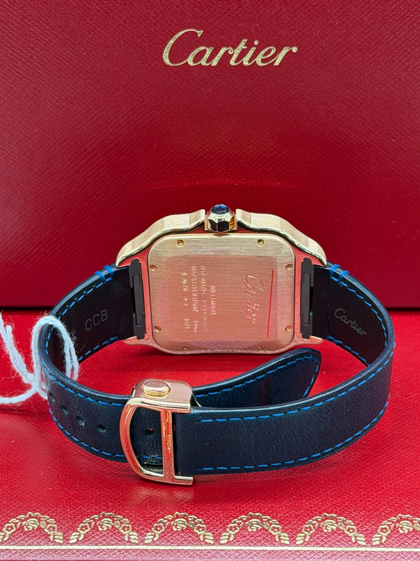 Cartier Santos Large - Rose Gold - White Dial Ref WGSA0019 - Year 2021