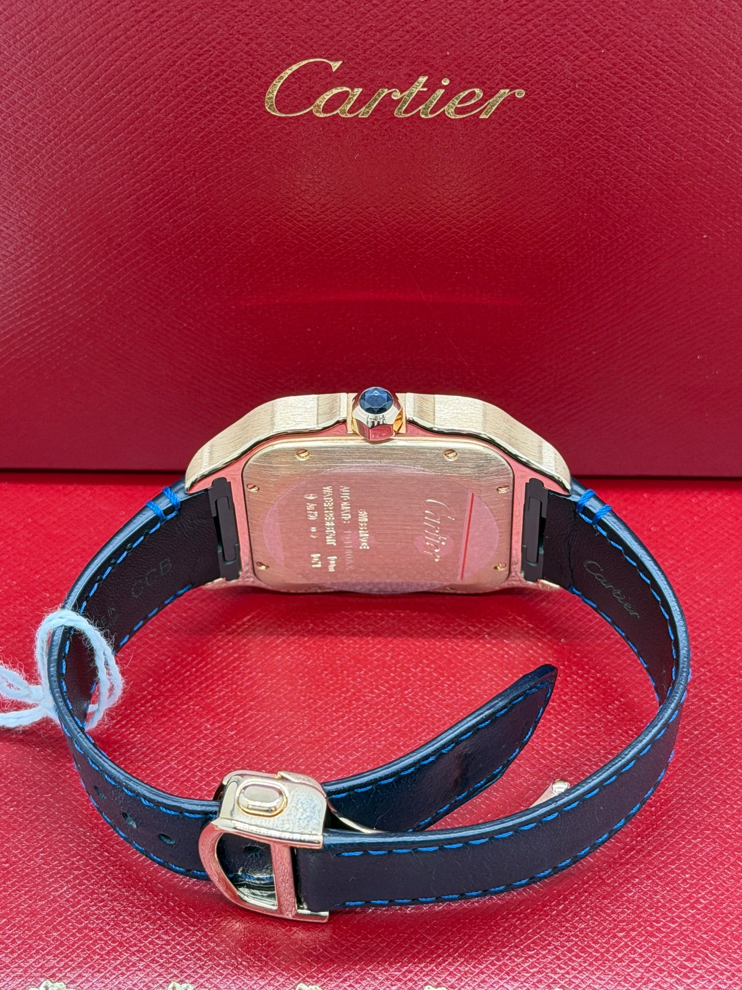 Cartier Santos Large - Rose Gold - White Dial Ref WGSA0019 - Year 2021
