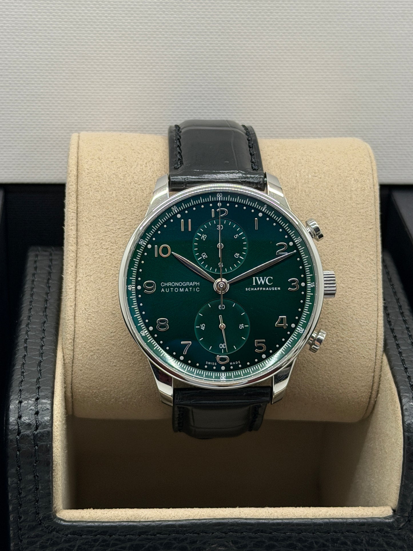 IWC Portuguese Chronograph Green Dial - Ref.IW371615 - New Year 2026