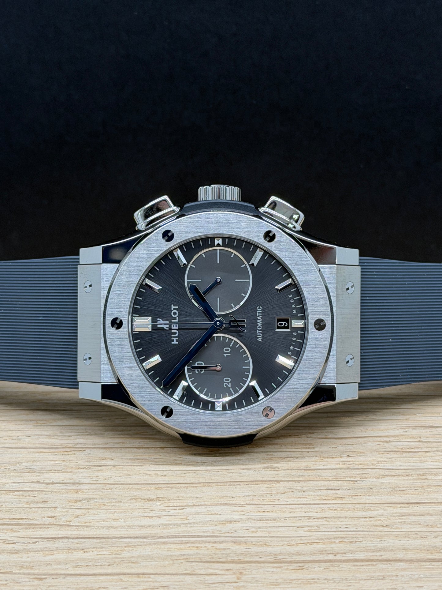 Hublot Classic Fusion Racing Grey Black - Black Dial - 45mm - Titanium - Ref 521.NX.7071.RX - New 2026