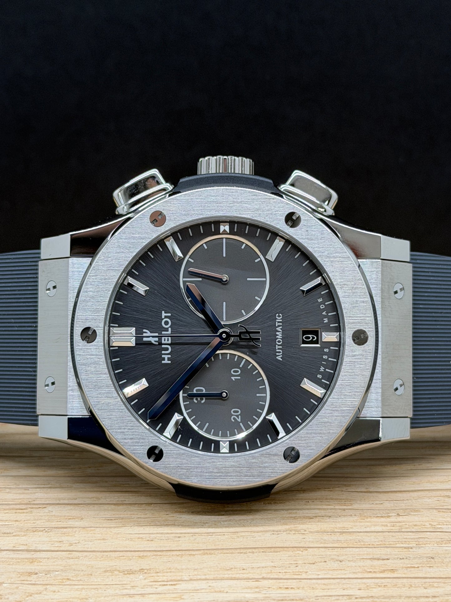 Hublot Classic Fusion Racing Grey Black - Black Dial - 45mm - Titanium - Ref 521.NX.7071.RX - New 2026