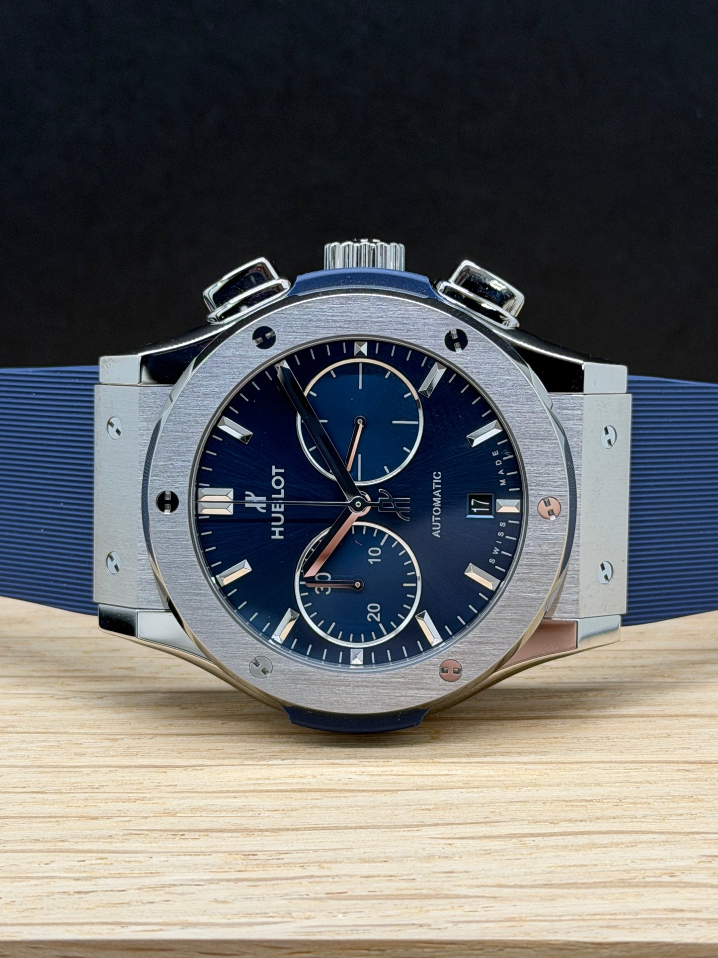 Hublot Classic Fusion Blue Titanium - Blue Dial - 45mm - Ref. 521.NX.7170.RX - New 2026