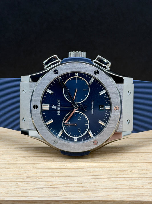 Hublot Classic Fusion Blue Titanium - Blue Dial - 45mm - Ref. 521.NX.7170.RX - New 2026