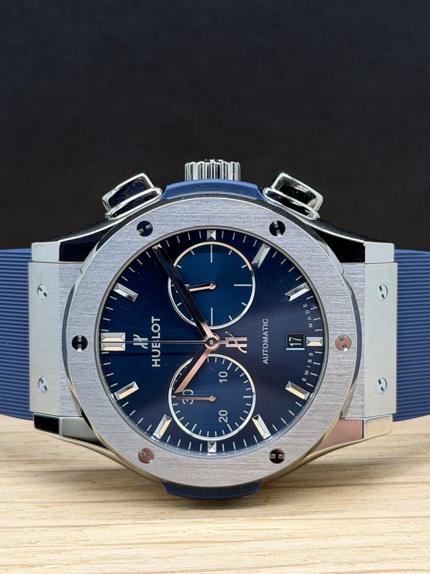 Hublot Classic Fusion Blue Titanium - Blue Dial - 45mm - Ref. 521.NX.7170.RX - New 2026