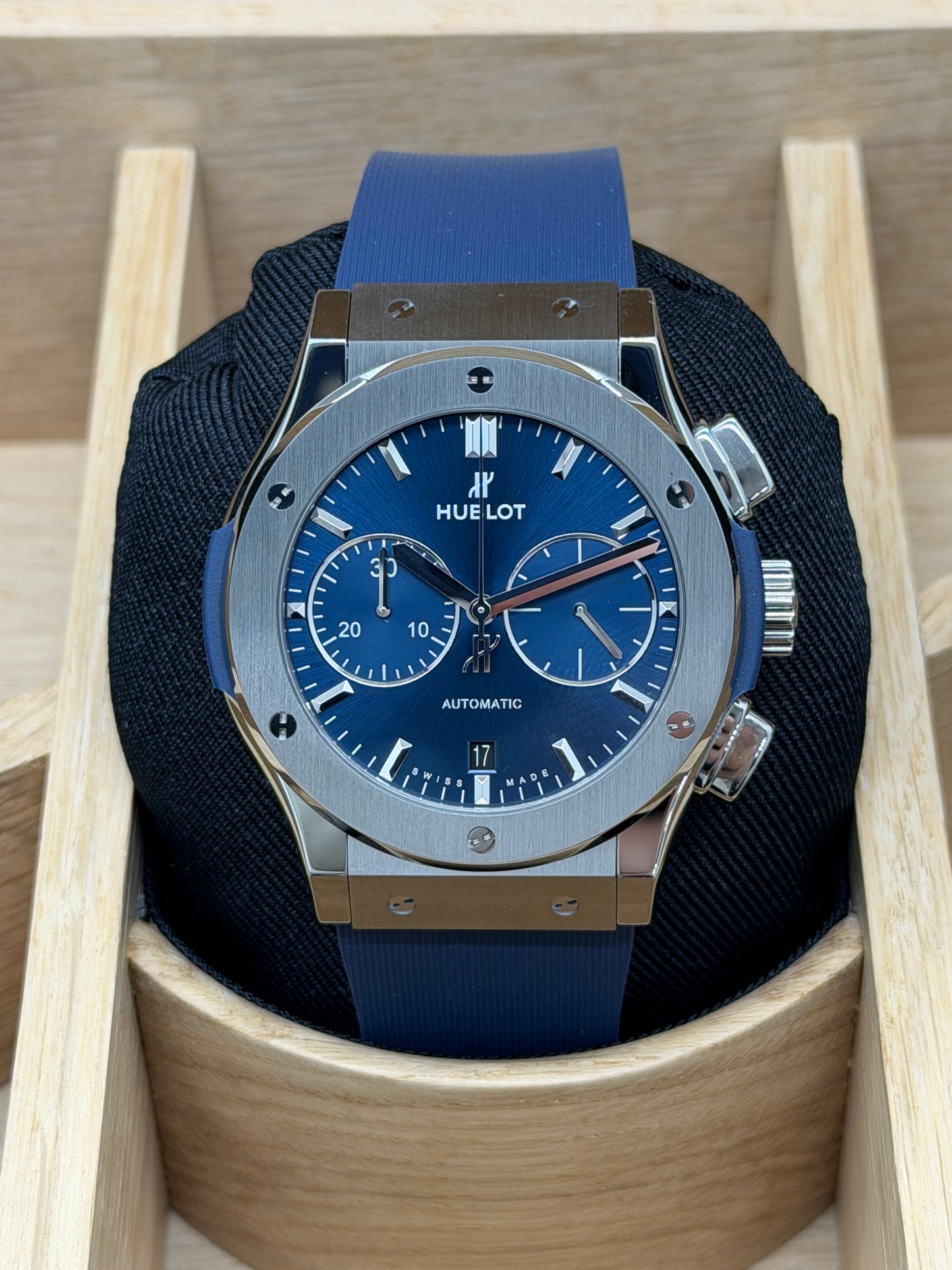 Hublot Classic Fusion Blue Titanium - Blue Dial - 45mm - Ref. 521.NX.7170.RX - New 2026