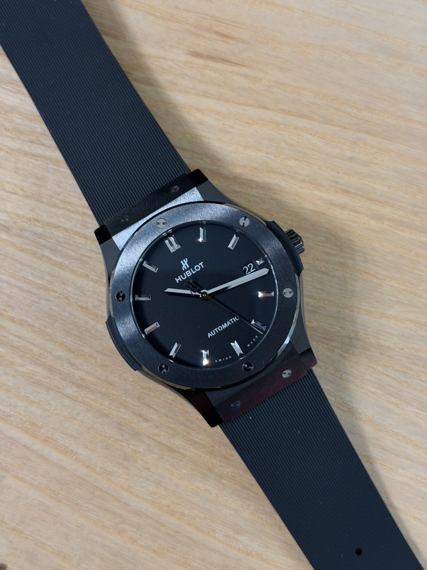 Hublot Classic Fusion Black Magic- Ref 511.CM.1171.RX - Black Ceramic - 45mm - New 2026